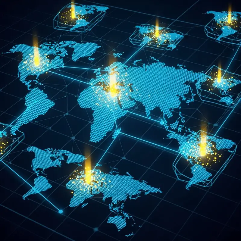 Abstract visualisation of multi-market deployment infrastructure